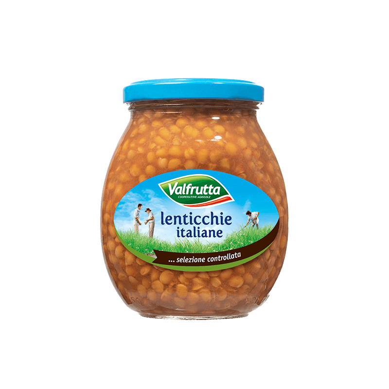 VALFRUTTA  LENTICCHIE VETRO GR. 370