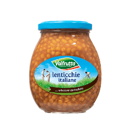 VALFRUTTA  LENTICCHIE VETRO GR. 370