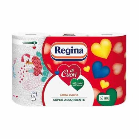 REGINA CARTA CASA CUORI PZ.3