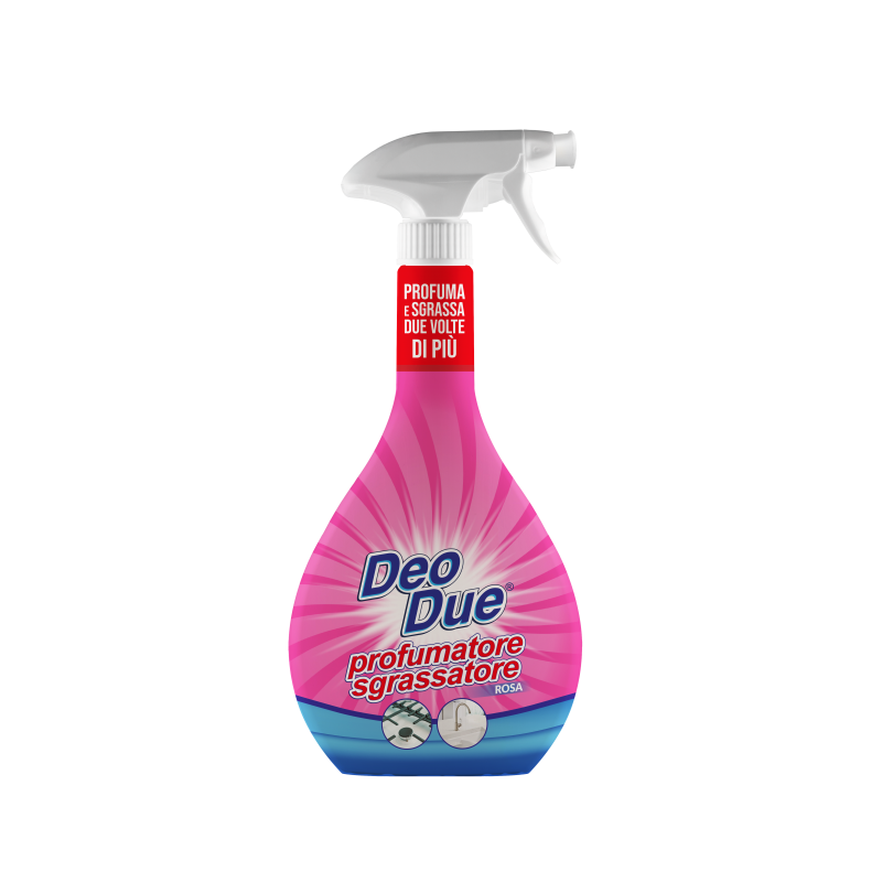 DEO DUE PROFUMATORE SGRASSATORE ROSA ML.600