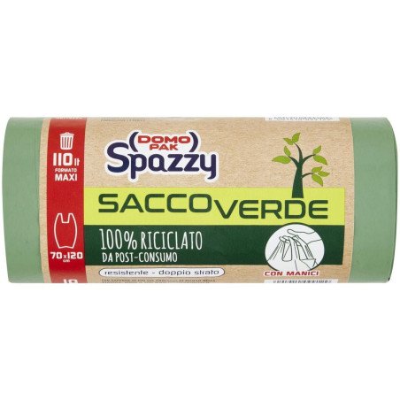 DOMOPAK SACCO VERDE LT.110 C/MAN PZ.15