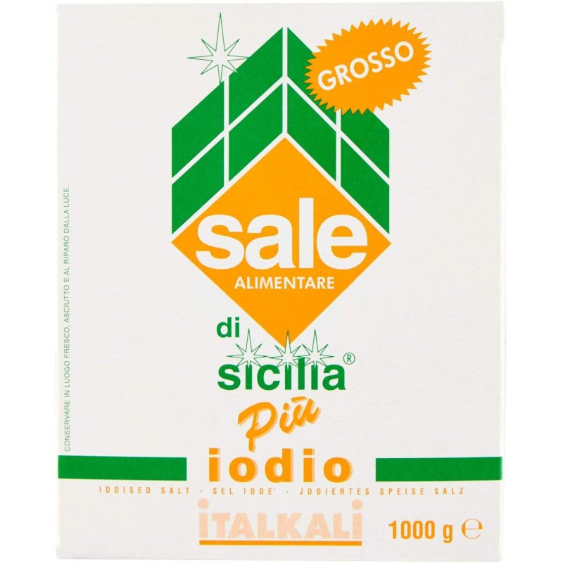 SALE  DI SICILIA GROSSO KG.1 IODATO