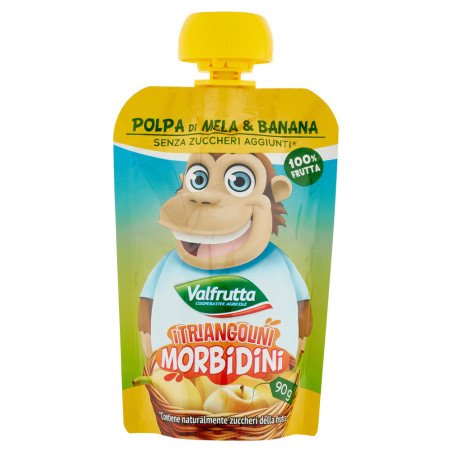 VALFRUTTA MORBIDINI MELA/BANANA GR.90
