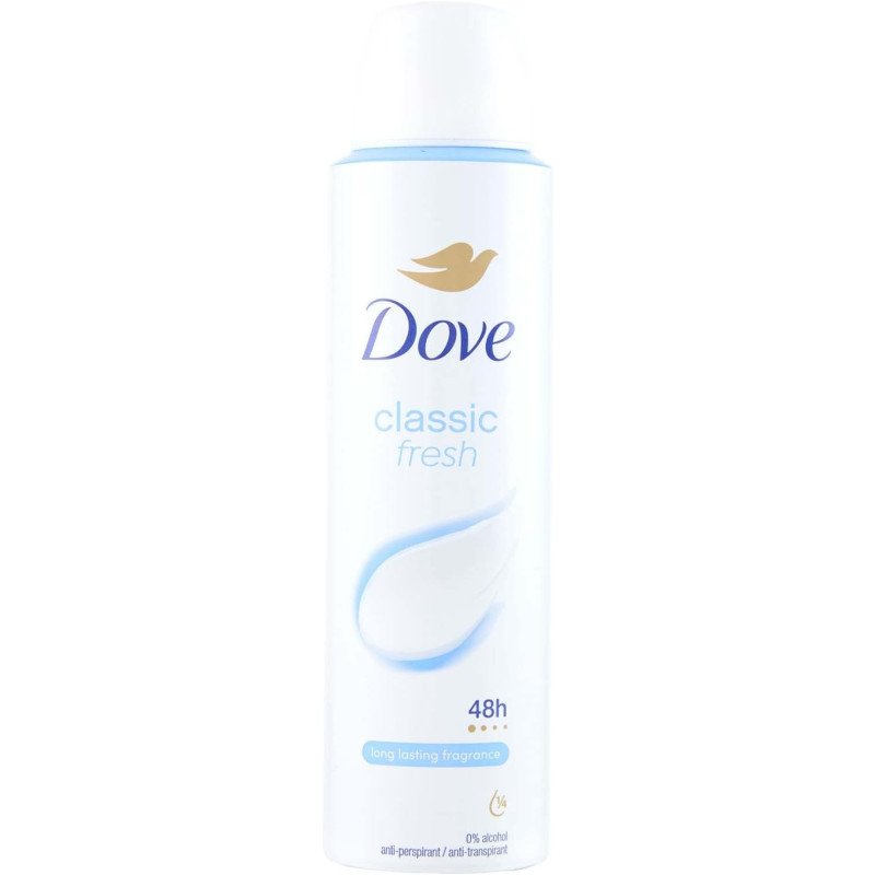 DOVE DEO SPRAY 48 ORE CLASSICO ML.150