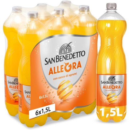 SAN BENEDETTO ALLEGRA GUSTO ARANCIA 1,5L X 6