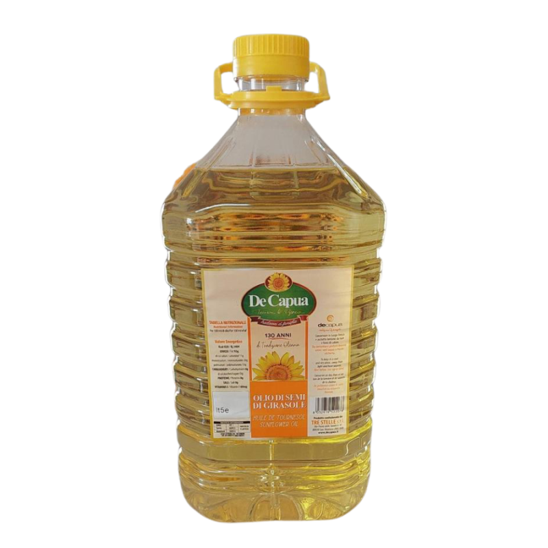 DE CAPUA OLIO DI SEMI DI GIRASOLE PET 5 L