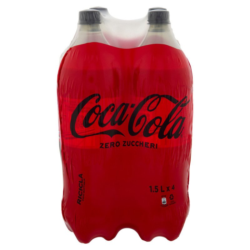 COCA COLA ZERO LT.1,5X4