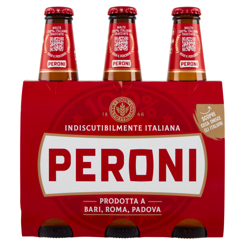 BIRRA PERONI BOTTIGLIA CL.33X3