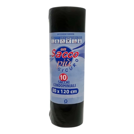 VEROLENE SACCO BID.XSTRONG 80X120 PZ.10 NERO