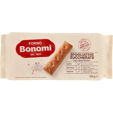 SFOGLIATINE ZUCCHERATE BONOMI GR.125
