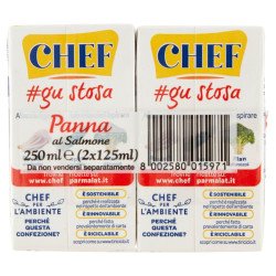 CHEF PANNA SALMONE ML.125X2