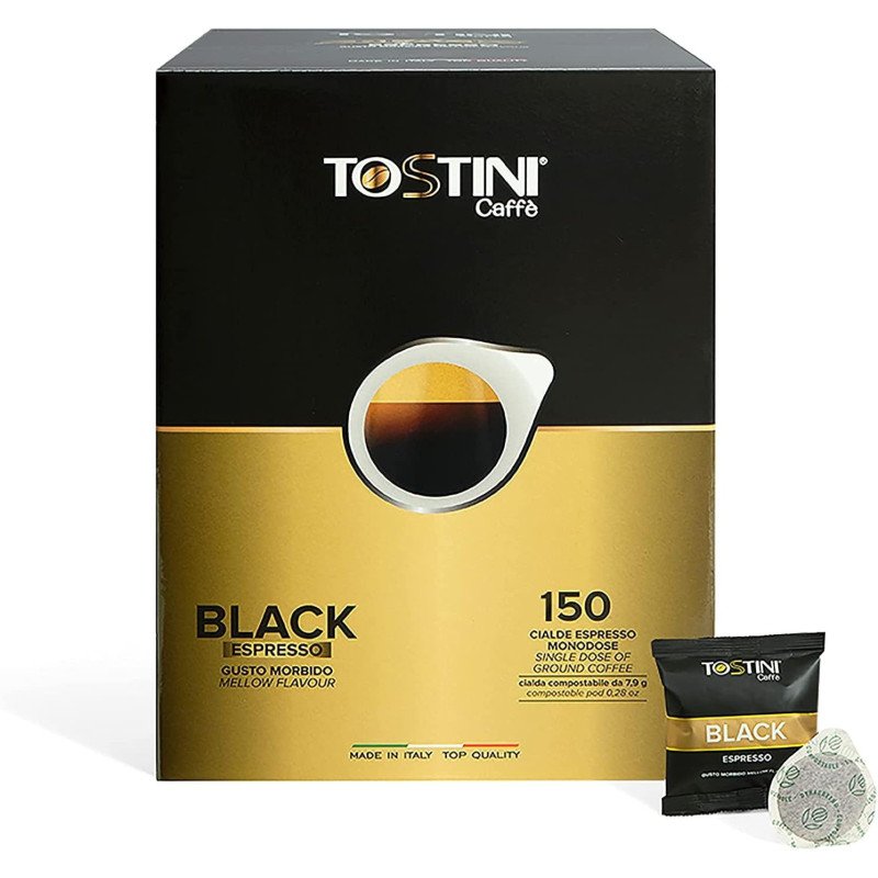 TOSTINI CIALDA CAFFE' BLACK ESPRESSO PZ.150