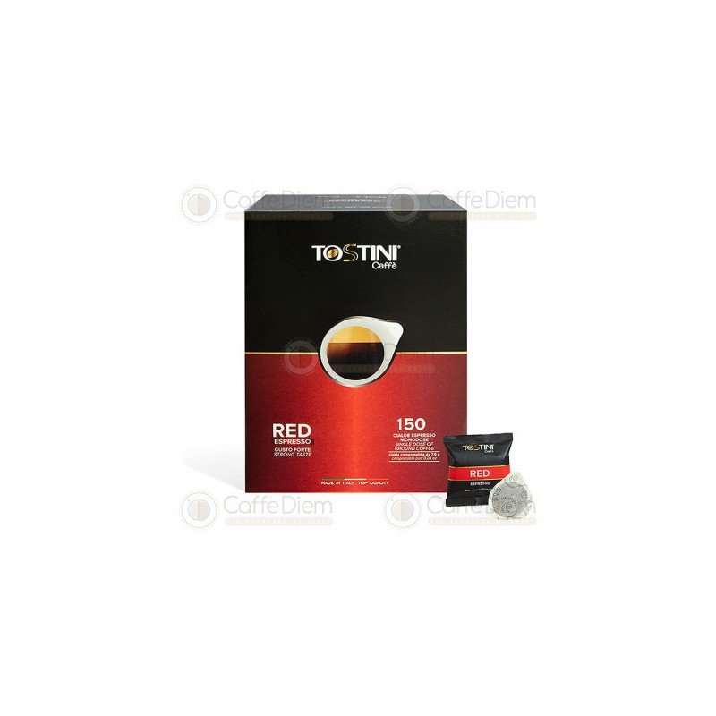 TOSTINI CIALDA CAFFE' RED ESPRESSO PZ.150