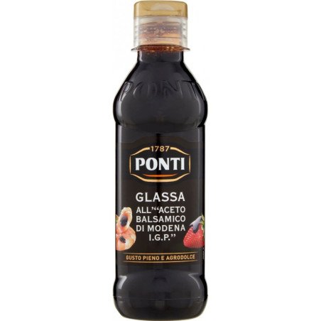 PONTI GLASSA GASTRONOMICA ALL'ACETO BALSAMICO BOT.GR.250