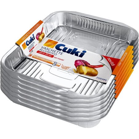 CUKI VASCHETTA ALLUMINIO S/C RS74G 12 PORZIONI PZ.4
