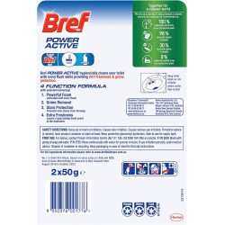 BREF WC POWER ACT LEMON 2X50G