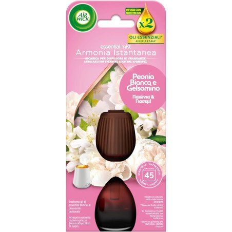 AIR WICK ARMONIA DIFFUSORE OLI RICARICA PEONIA ML.20