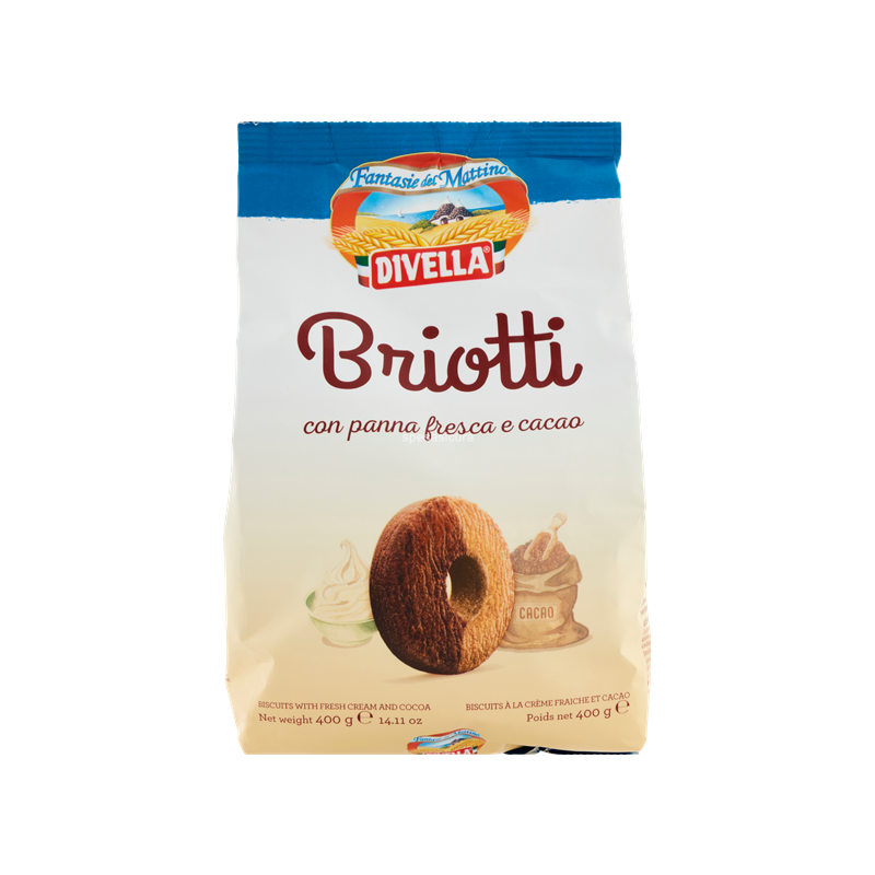 DIVELLA BRIOTTI PANNA&CACAO GR.400