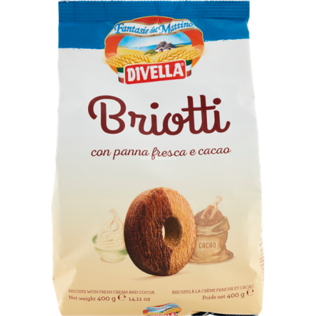 DIVELLA BRIOTTI PANNA&CACAO GR.400