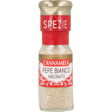 CANNAMELA PEPE BIANCO MACINATO GR.28