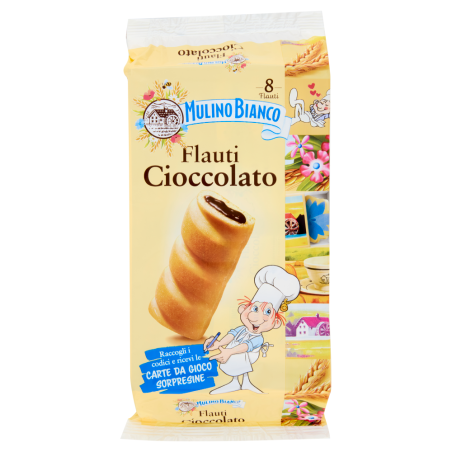 MULINO BIANCO MERENDA FLAUTI CIOCCOLATO GR. 280
