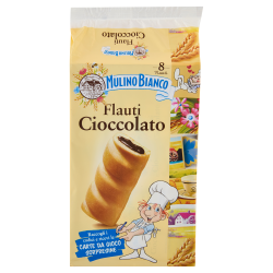 MULINO BIANCO MERENDA FLAUTI CIOCCOLATO GR. 280