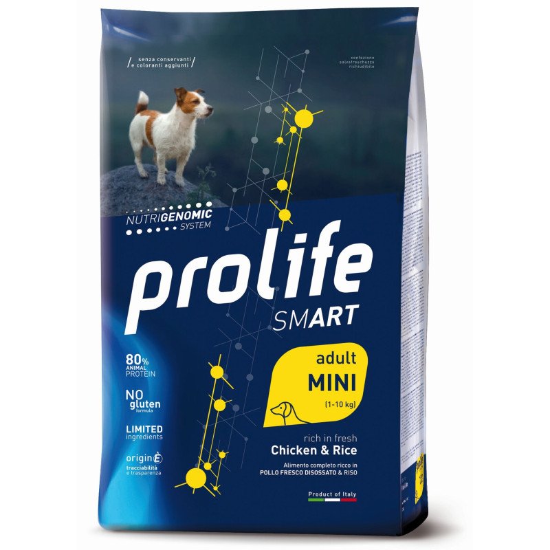 PROLIFE DOG SMART ADULT CHICKEN & RICE MINI KG.2