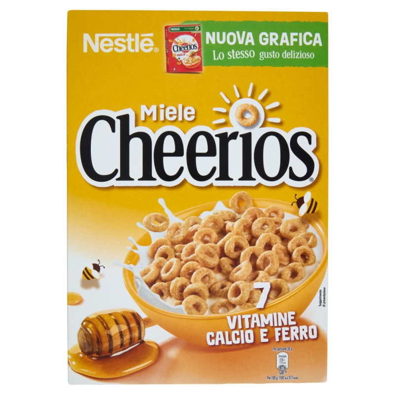 NESTLE' CEREALI CHEERIOS MIELE GR. 330