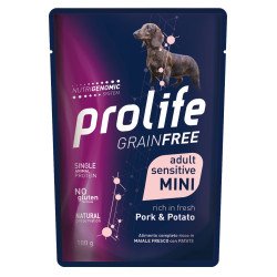 PROLIFE DOG GRAIN FREE PORK & POTATO BUSTA GR.100