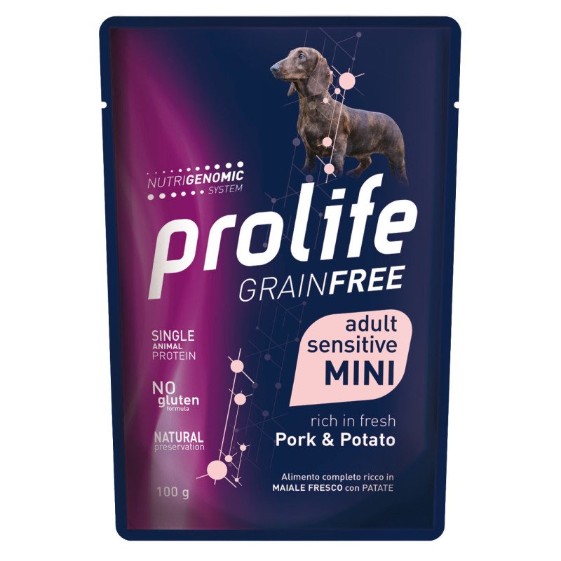 PROLIFE DOG GRAIN FREE PORK & POTATO BUSTA GR.100