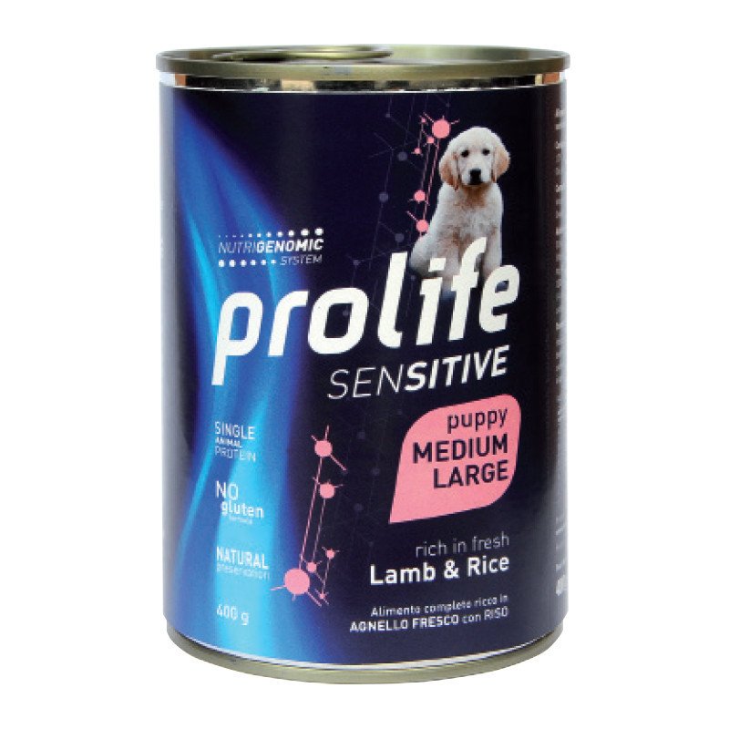 PROLIFE DOG SENSITIVE PUPPY LAMB & RICE MEDIUM LARGE GR.400
