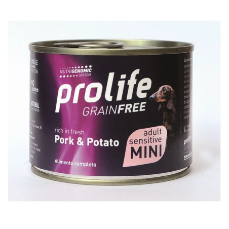 PROLIFE DOG GRAIN FREE PORK & POTATO MINI GR.200