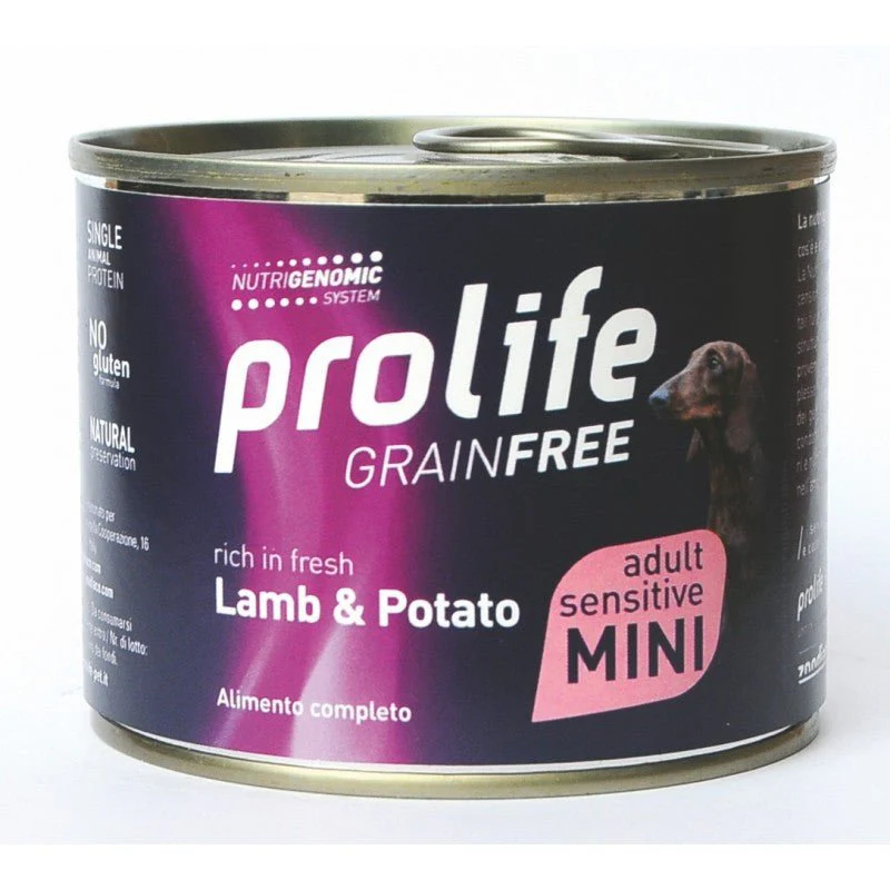 PROLIFE DOG GRAIN FREE LAMB & POTATO MINI GR.200