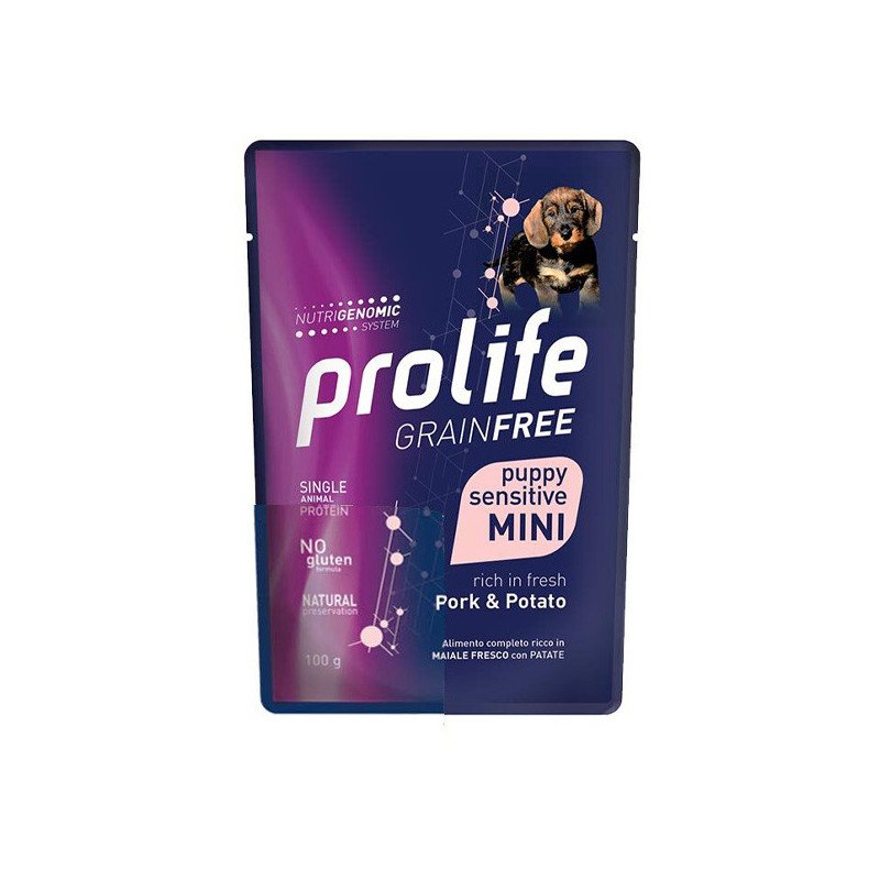 PROLIFE DOG GRAIN FREE PUPPY PORK & POTATO BUSTA GR.100