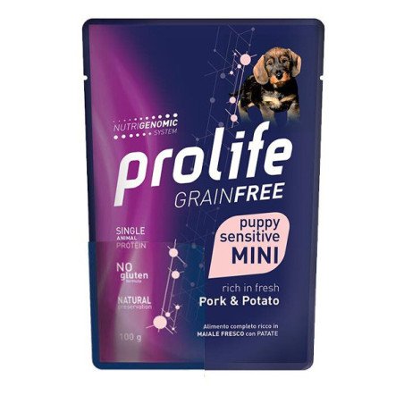 PROLIFE DOG GRAIN FREE PUPPY PORK & POTATO BUSTA GR.100