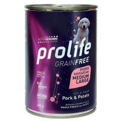 PROLIFE DOG GRAIN FREE PUPPY PORK & POTATO MEDIUM LARGE GR.400