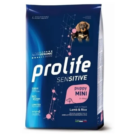 PROLIFE DOG SENSITIVE LAMB & RICE MINI KG.2