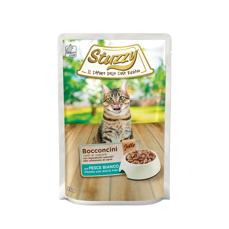 STUZZY CAT  BOCCONICINI PESCE JEL GR.85
