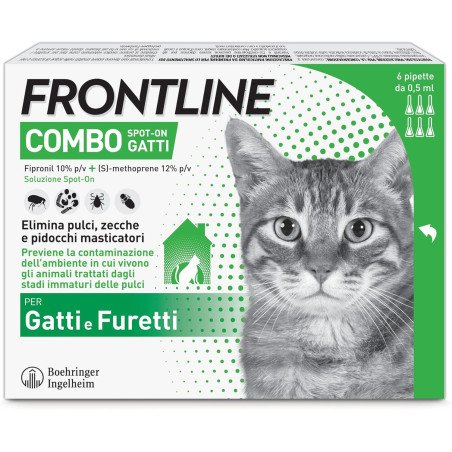 FRONTLINE COMBO GATTI 6 PIPETTE
