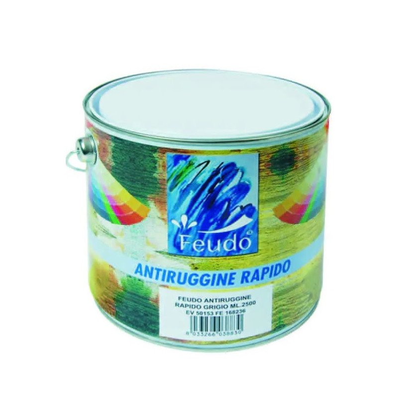 ANTIRUGGINE RAPIDA ESSICCAZIONE ML.2500 GRIGIO