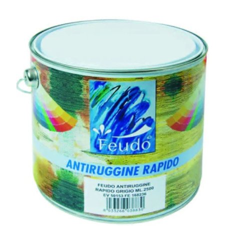 ANTIRUGGINE RAPIDA ESSICCAZIONE ML.2500 GRIGIO