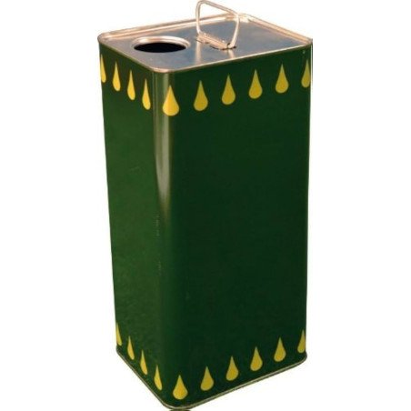 LATTINA PER OLIO RETTANGOLARE VERDE LT.2