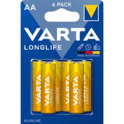 VARTA BATTERIE LONGLIFE ALCALINA STILO BLISTER PZ.6