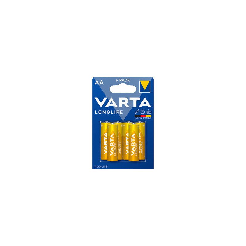 VARTA BATTERIE LONGLIFE ALCALINA STILO BLISTER PZ.6