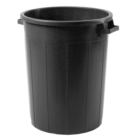 CONTENITORE MILLEUSI LT.120 NERO SENZA COPERCHIO