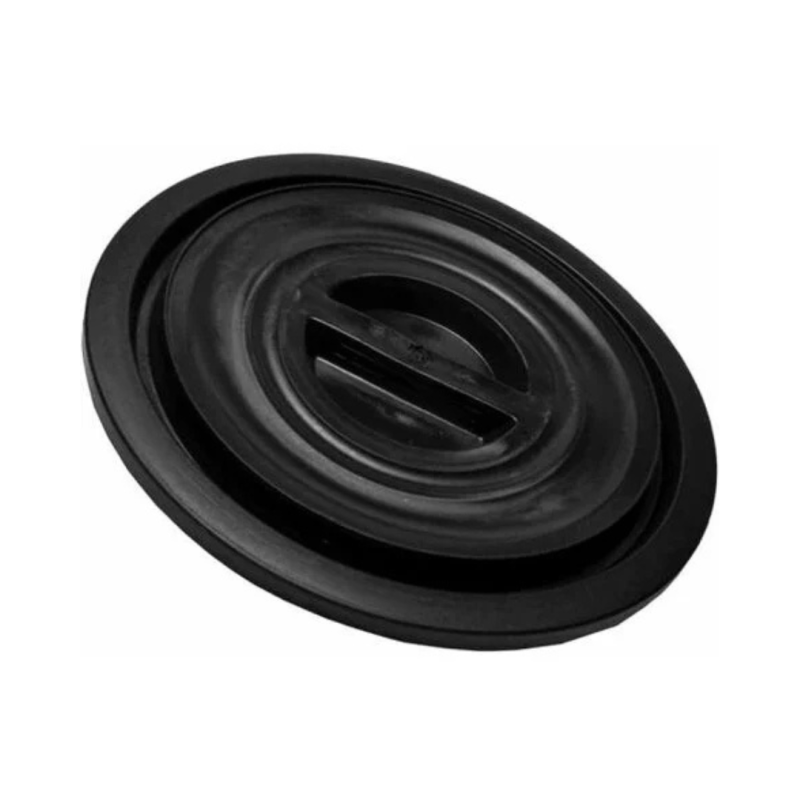 COPERCHIO PER BIDONI CON MANIGLIA CENTRALE NERI LT.75