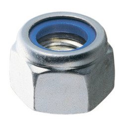 DADO ESAGONALE AUTOBLOCCANTE ALTO M.8 ZINCATO CONFEZIONE PZ.500