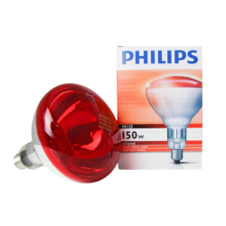 LAMPADA RISCALDANTE PHILIPS A RAGGI INFRAROSSI IN VETRO DURO
