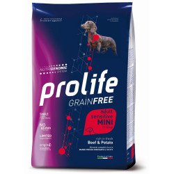 PROLIFE DOG GRAIN FREE SENSITIVE BEEF &  POTATO MINI KG.2