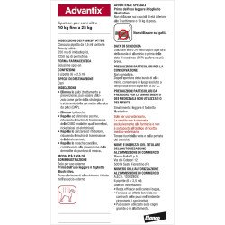 ADVANTIX FINO KG.10-25 6 PIPETTE